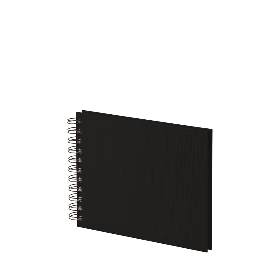 Rössler S.O.H.O. – Fotobuch, Spiralbindung, 40 Seiten, Weiss, 19,5 × 14,5 cm, Karton, Schwarz, 270 g/m²