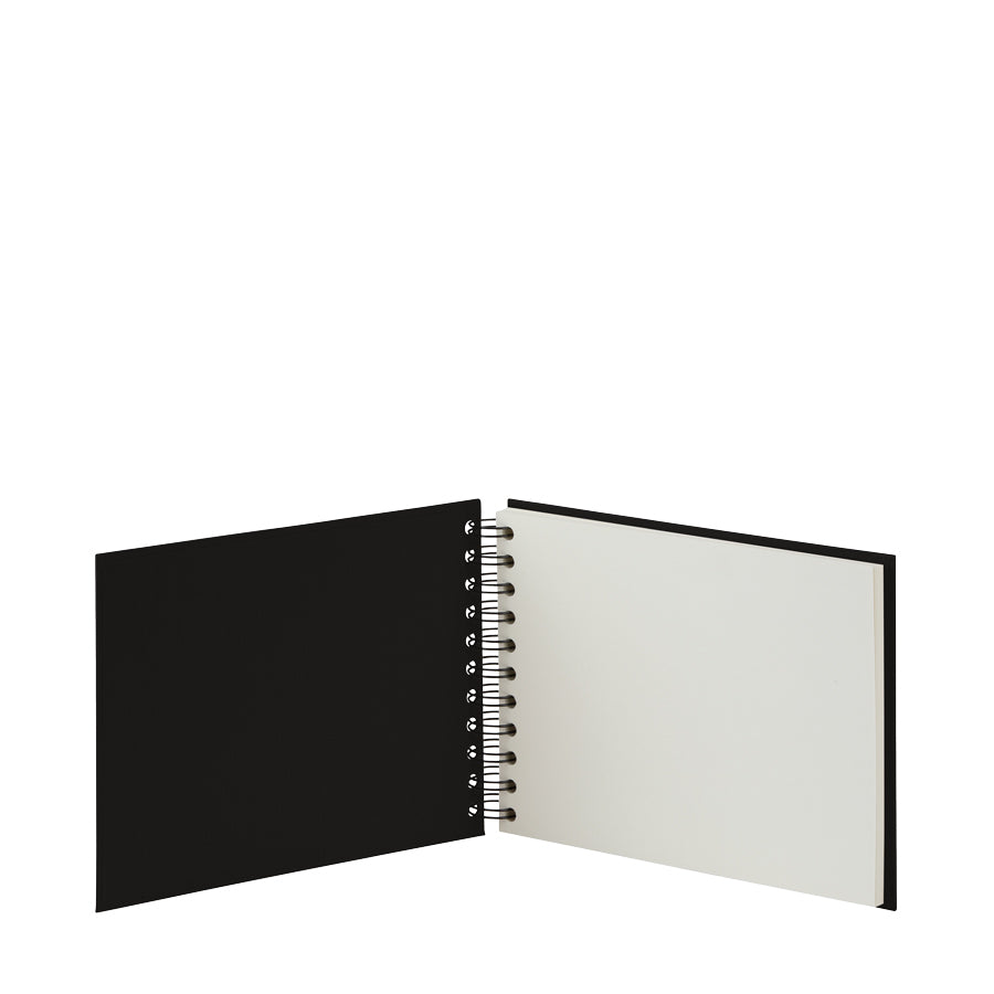 Rössler S.O.H.O. – Fotobuch, Spiralbindung, 40 Seiten, Weiss, 19,5 × 14,5 cm, Karton, Schwarz, 270 g/m²