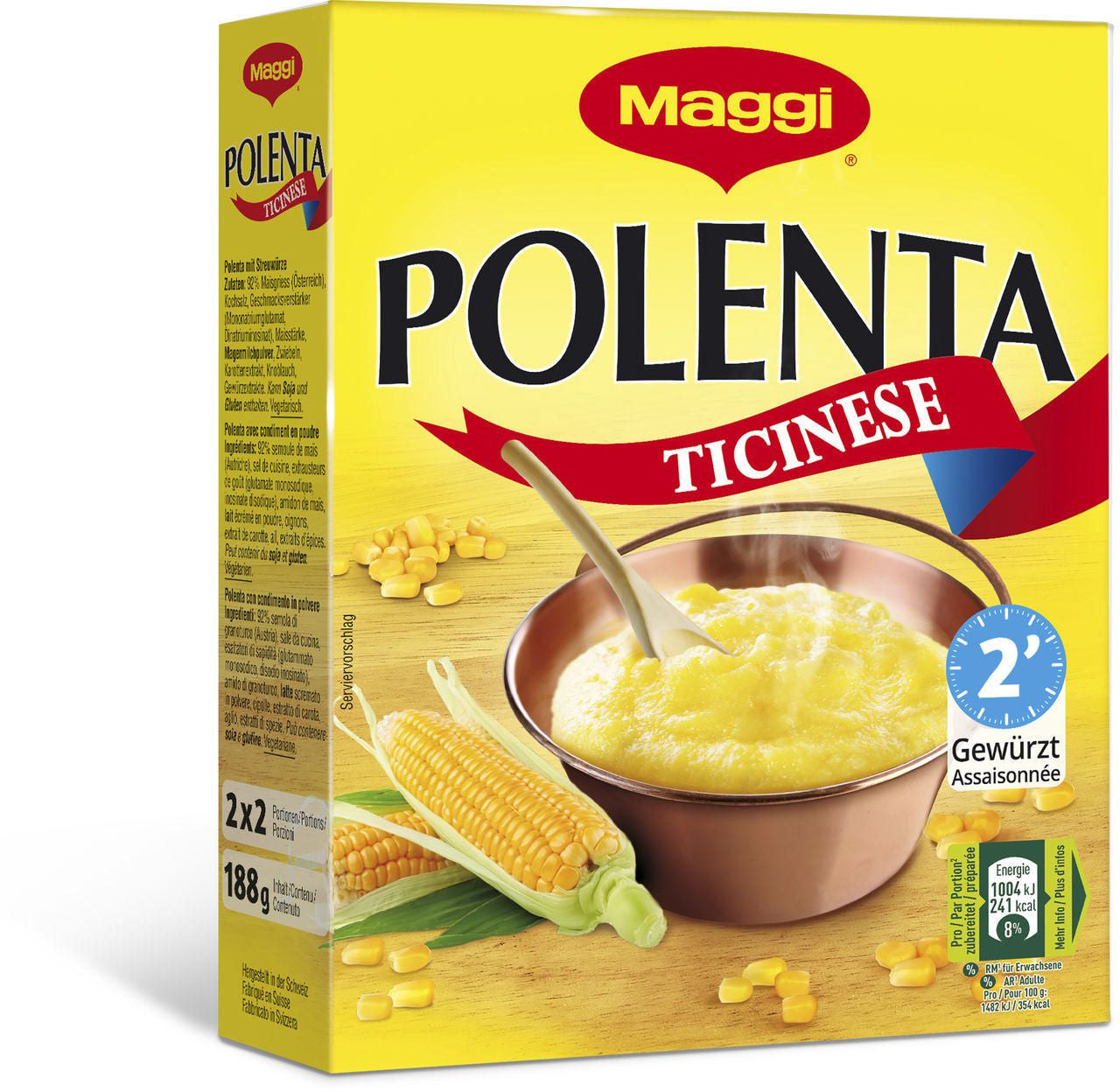 Maggi Polenta Ticinese, vegetarisch – 188 g