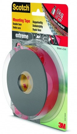 3M Scotch-Fix Montageband Extreme – 19 mm × 5 m, schwarz, aussen