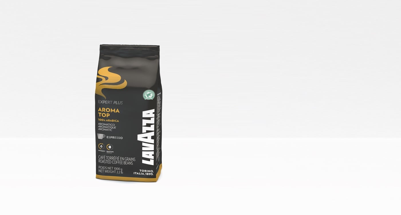 Lavazza Bohnenkaffee Aroma Top – 1 kg – 100% Arabica – Röstgrad mittel – Intensität 8