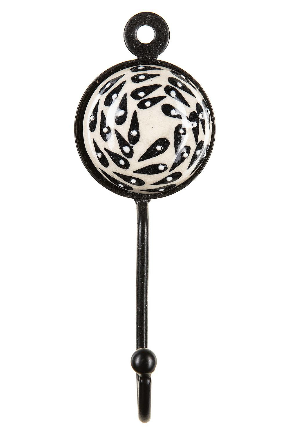 Tranquillo Haken – Metall – beige – Ø 45 × H 130 mm