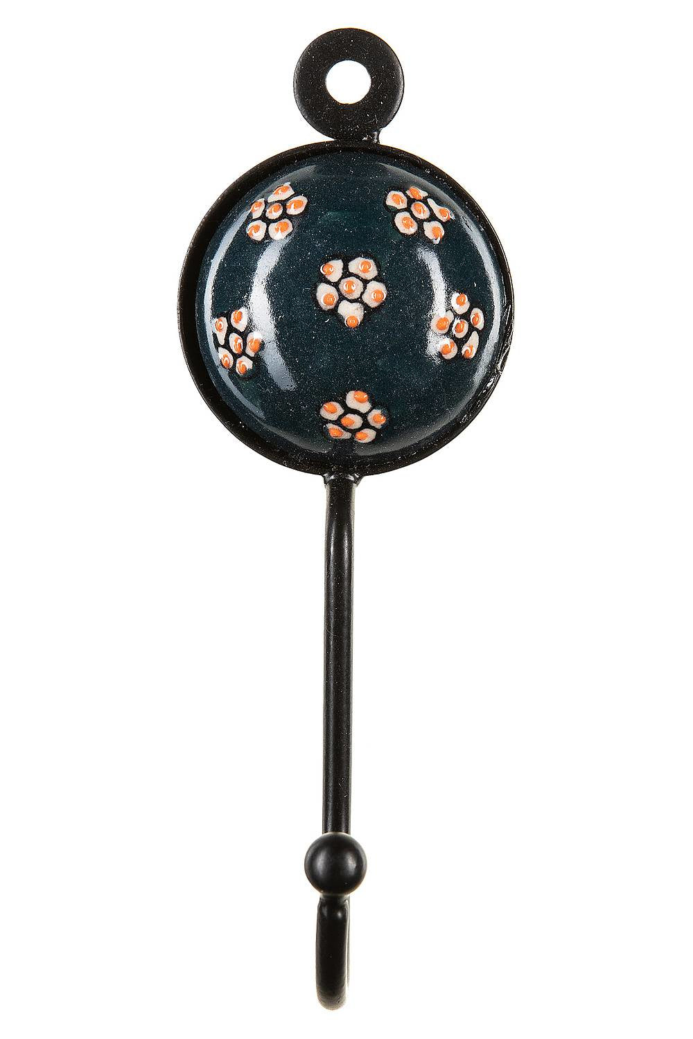 Tranquillo Haken – Keramik – Schwarz – Ø 45 × H 130 mm