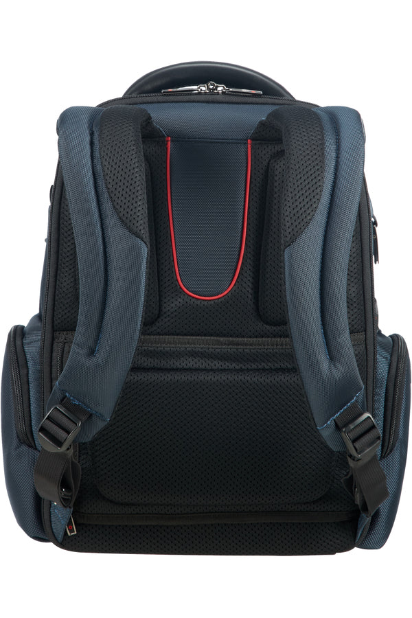 Samsonite Pro-DLX 5 3V Notebook-Rucksack – 20 l, RFID-Fach, Aufsteckfunktion, Nylon, Blau