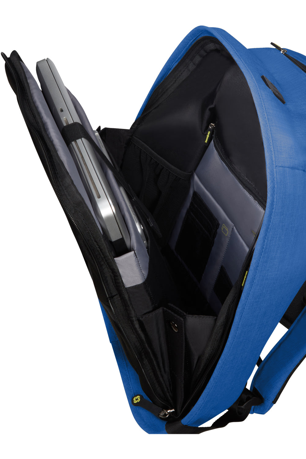 Samsonite Securipak – Notebook-Rucksack – für 15,6"-Notebook, 17 l, Kunststoff, Blau, RFID-Schutz