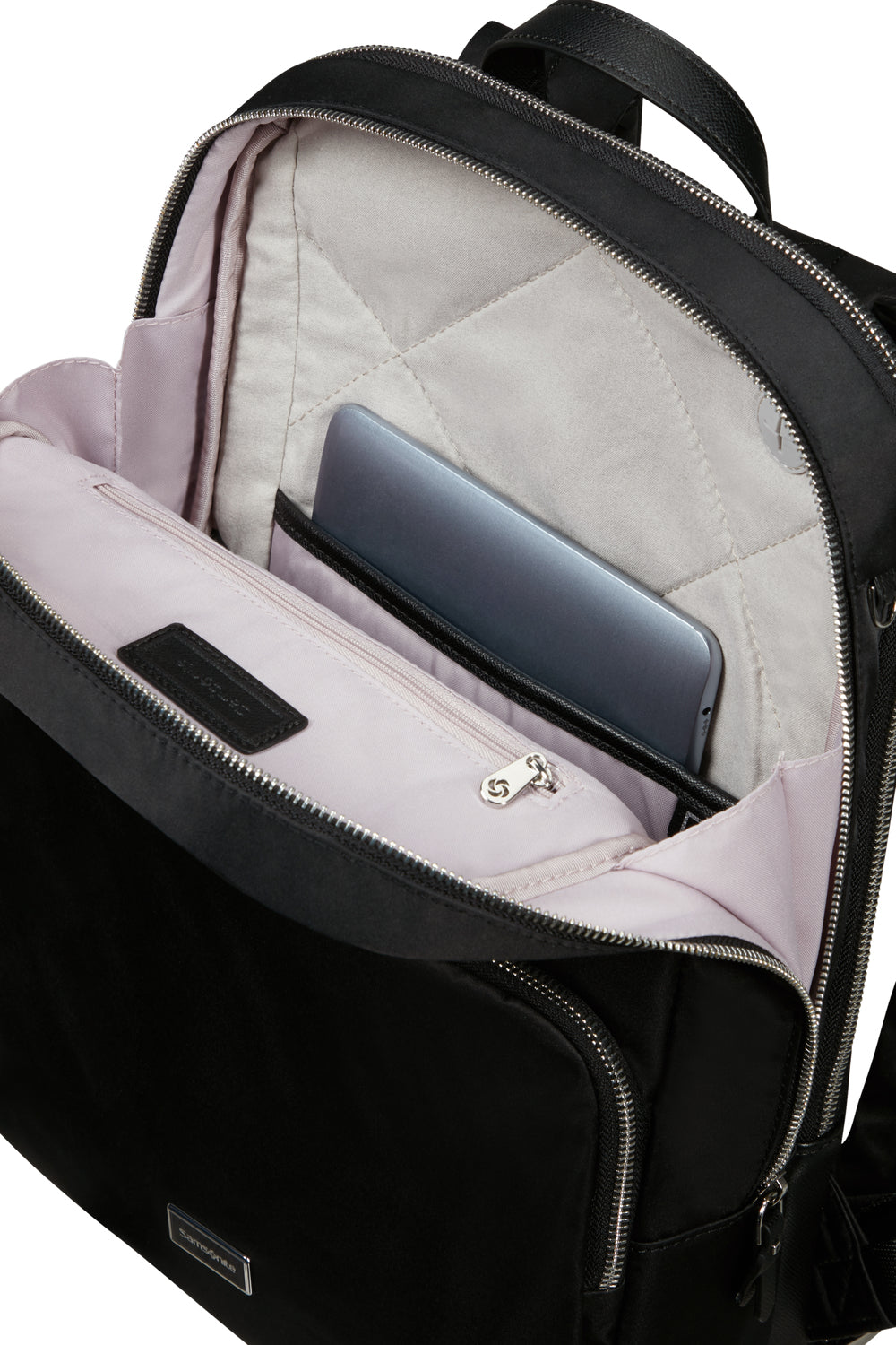 Samsonite Karissa Biz 2.0 Notebook-Rucksack – 13,5 l, USB-Port, Aufsteckfunktion, Nylon, Schwarz