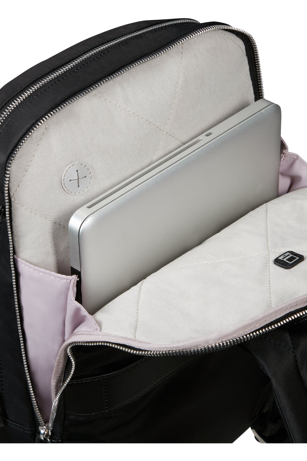 Samsonite Karissa Biz 2.0 Notebook-Rucksack – 13,5 l, USB-Port, Aufsteckfunktion, Nylon, Schwarz