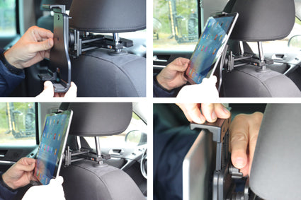 Brodit Fahrzeug-Dock für Navigator, Tablet/UMPC – schwenkbar, Neigung 0–17° – Schwarz