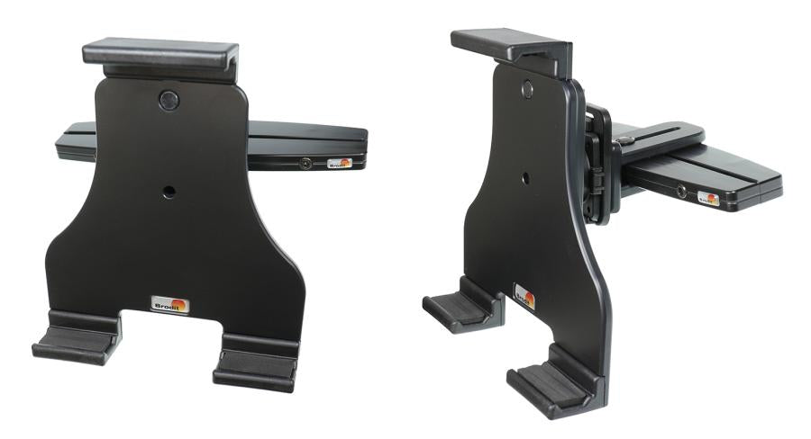 Brodit Fahrzeug-Dock für Navigator, Tablet/UMPC – schwenkbar, Neigung 0–17° – Schwarz