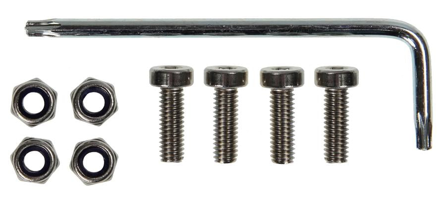 Brodit Schraubensatz – Metall – 4er Pack