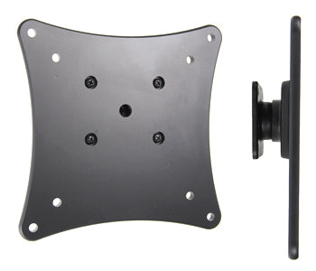 Brodit VESA-Adapterplatte – VESA 75×75/100×100 mm – neigbar – Schwarz – für VESA-Montage
