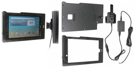 Brodit Fahrzeug-Dock für LG G Pad F 8,0" – kabelgebunden, mit Ladefunktion – Schwarz