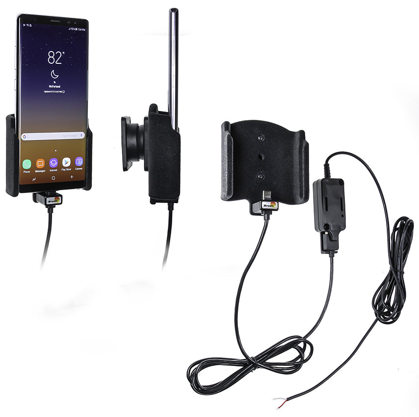 Brodit 727005 Kfz-Ladehalterung – Lüftungsschlitz – für Samsung Galaxy Note 8 – Schwarz