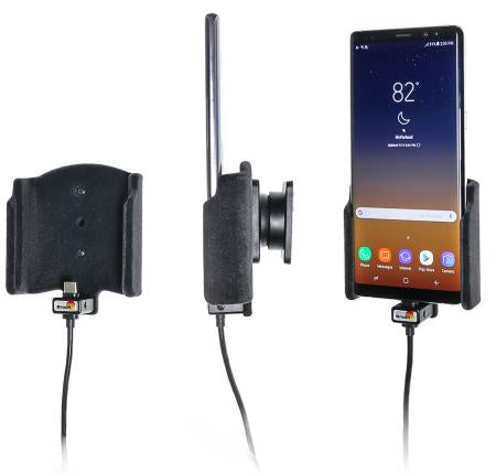 Brodit 727005 Kfz-Ladehalterung – Lüftungsschlitz – für Samsung Galaxy Note 8 – Schwarz