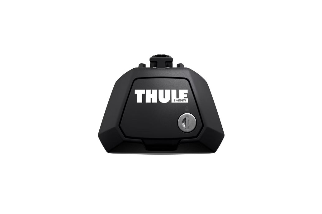 Thule Fussatz – abschliessbar – für WingBar Evo/WingBar/WingBar Edge und andere – bis 100 kg – schwarz – 4 Stk.