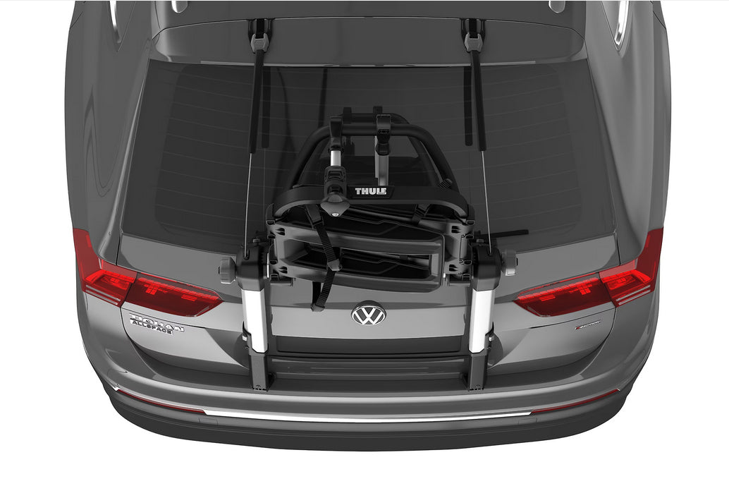 Thule Fahrradträger – für 2 Velos, Rahmen 22–80 mm – 120 × 59 × 127 cm – Aluminium – 1 Stk.