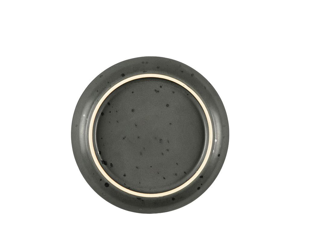 BITZ Frühstücks- & Dessertteller – 6er Set, Ø 17 cm, Steinzeug, Schwarz, spülmaschinenfest