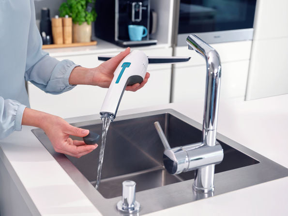 Leifheit NEMO – Fenstersauger – Arbeitsbreite 28 cm, Laufzeit 45 min, Tank 60 ml, 130 m², Weiss