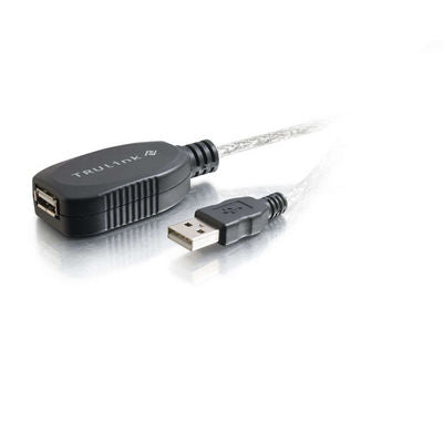 C2G USB-A Verlängerungskabel (Stecker auf Buchse) – USB 2.0 (480 Mbit/s) – 12 m – Aktiv