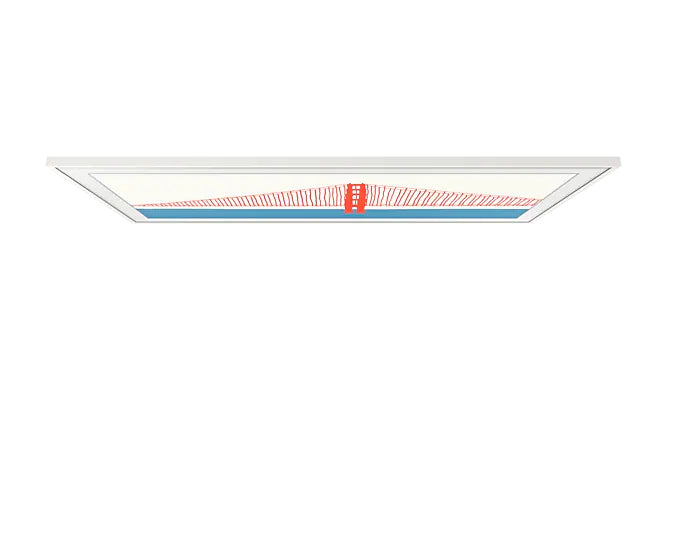 Samsung VG-SCFA50WTBXC Rahmen – Kunststoff – für The Frame LS03A (2021) und LS03B (2022–23) 50" – Weiss