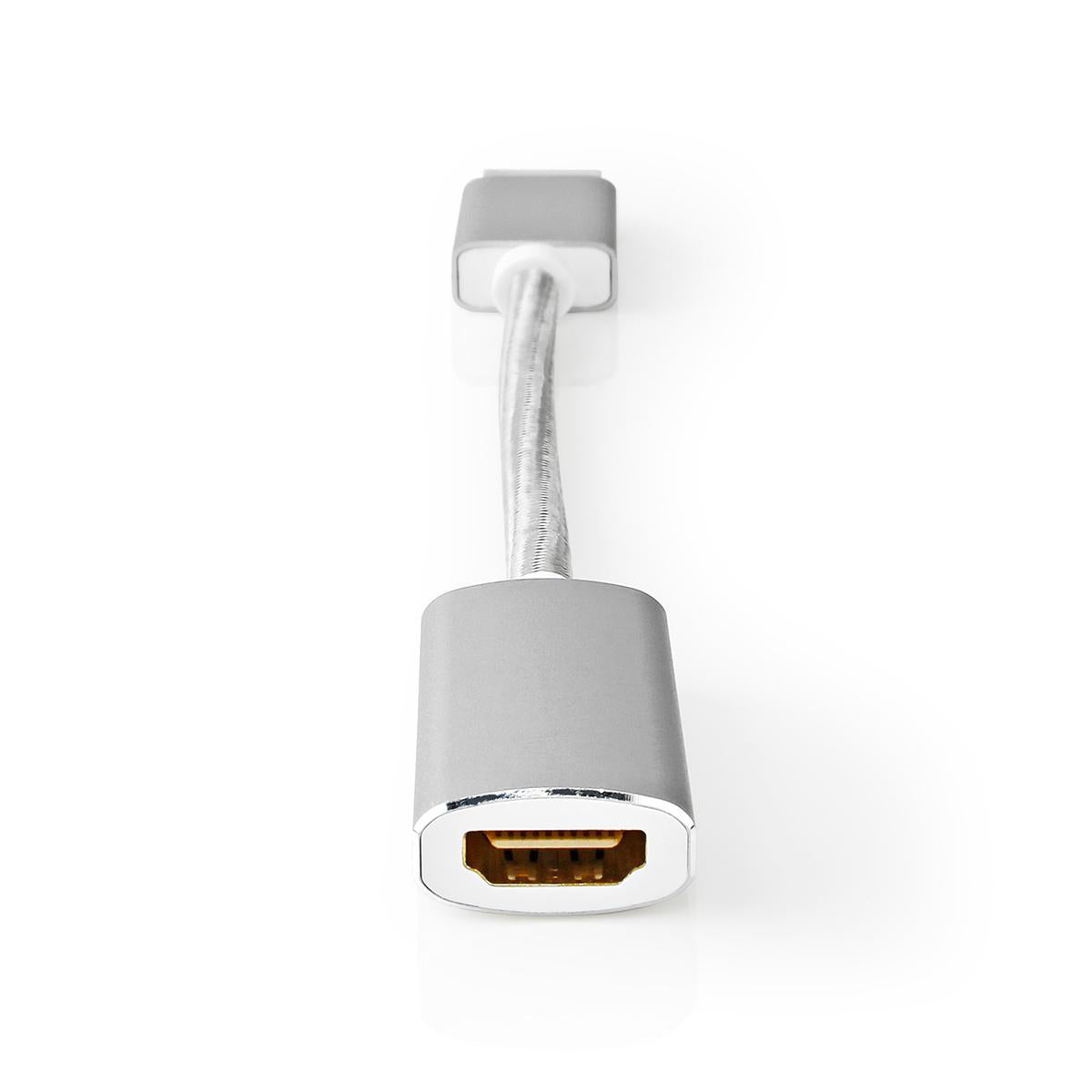 Nedis DisplayPort zu DVI-D Adapter – 1920 × 1080 @ 60 Hz, DisplayPort 1.2, 0,2 m, passiv, silber