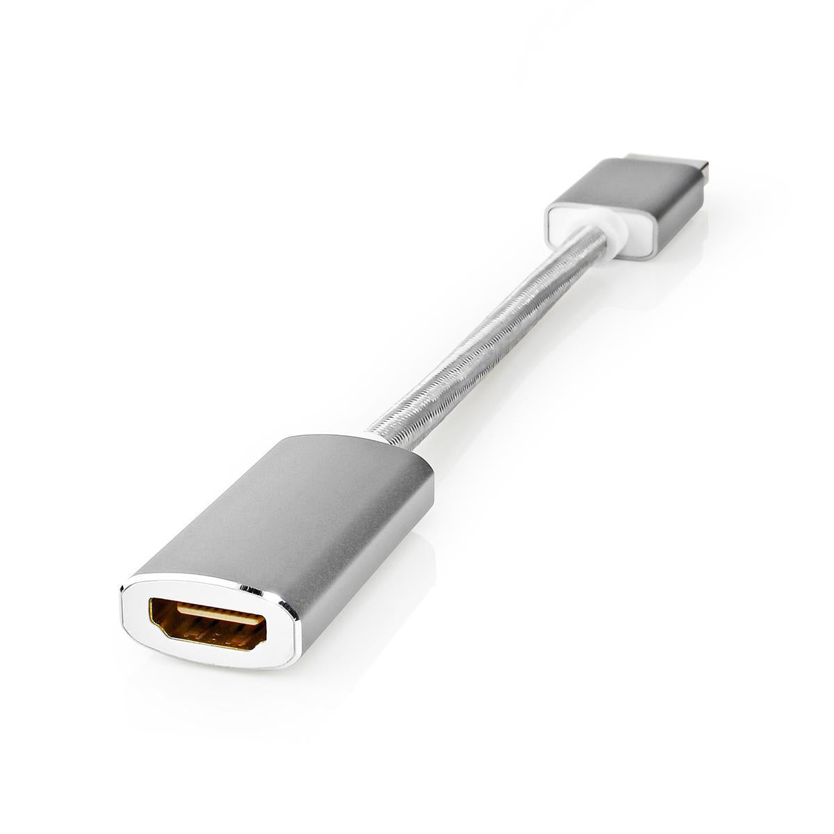 Nedis DisplayPort zu DVI-D Adapter – 1920 × 1080 @ 60 Hz, DisplayPort 1.2, 0,2 m, passiv, silber