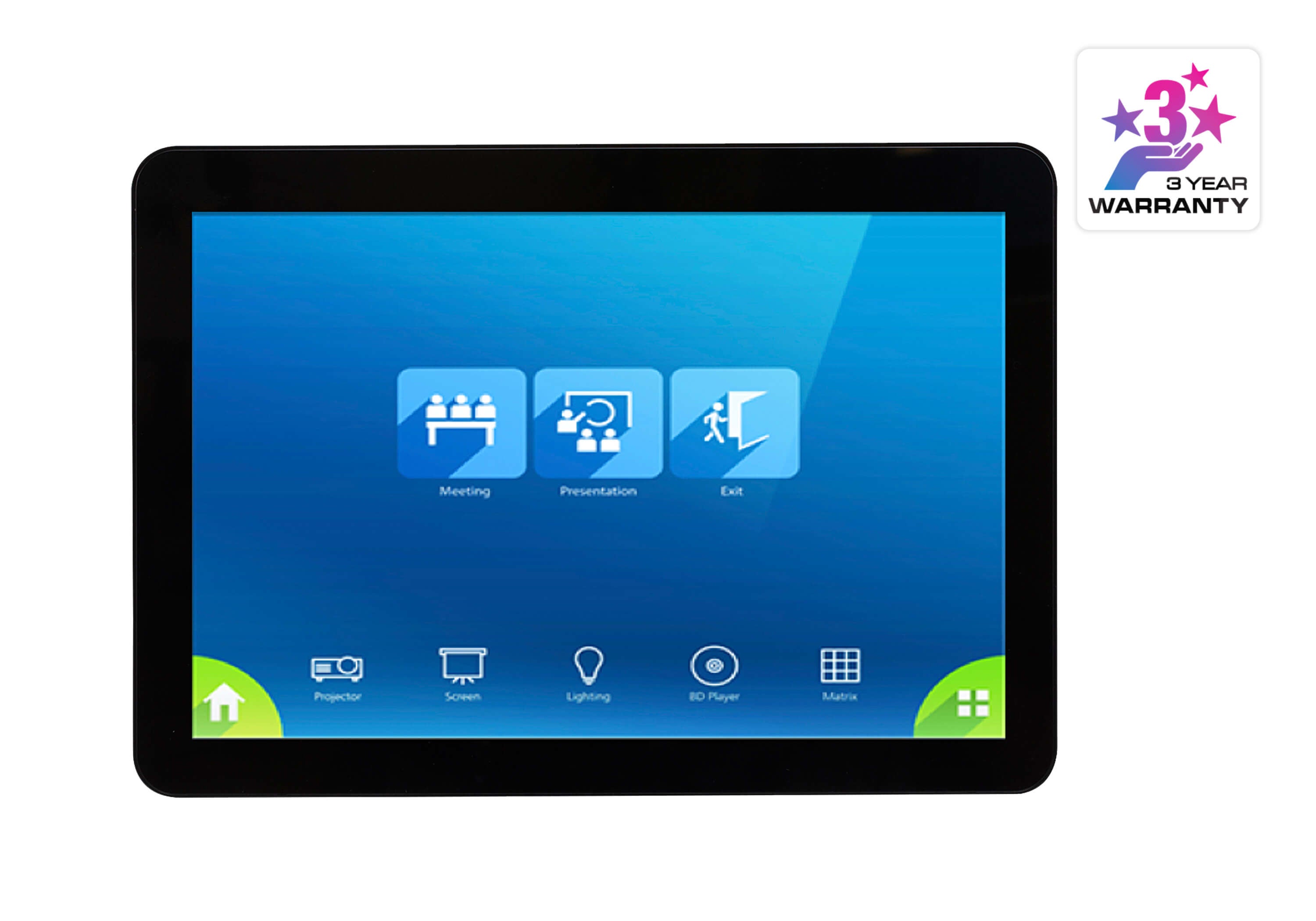 ATEN VK330 – Touchpanel – 10,1", PoE, Ethernet, Schwarz, für ATEN Kontrollsystem