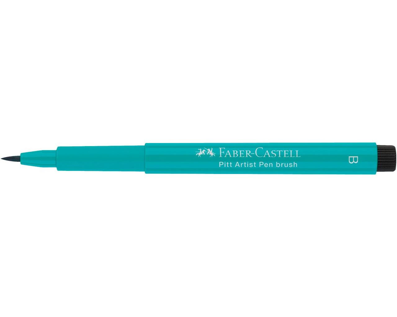 Faber-Castell Pitt Artist Pen Brush Pinselstift – 2,5 mm, pigmentiert, wasserfest, lichtbeständig, grün