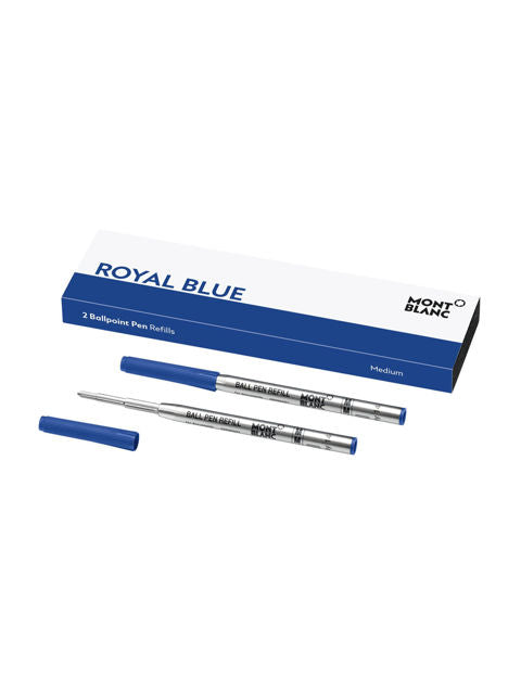 Montblanc Kugelschreiber-Mine – Blau, M, geruchsarm, 2 Stk.