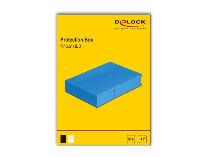 DeLOCK Aufbewahrung & Hüllen – 1 Disk, Kunststoff, 112 × 162 × 31 mm