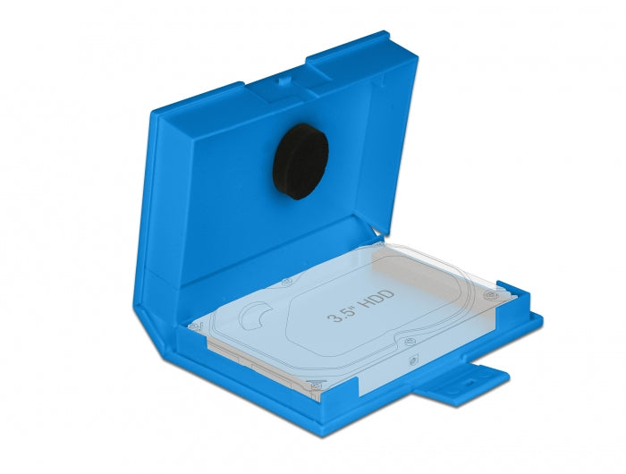 DeLOCK Aufbewahrung & Hüllen – 1 Disk, Kunststoff, 112 × 162 × 31 mm