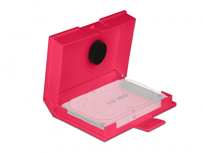DeLOCK HDD-Koffer/Box – 1× HDD 3,5", 112 × 162 × 31 mm