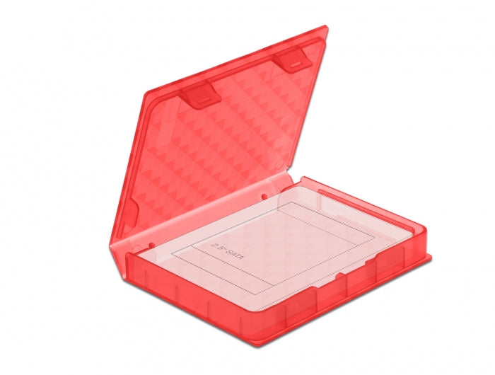 DeLOCK Schutzbox – 1× 2,5" HDD/SSD, Kunststoff, 80 × 105 × 15 mm