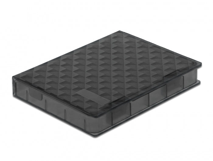 Delock Schutzbox für 2,5" HDD/SSD – Grau, Kunststoff