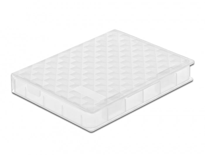 DeLOCK Schutzbox – 1× 2,5" HDD, Kunststoff, 80 × 105 × 15 mm, Transparent
