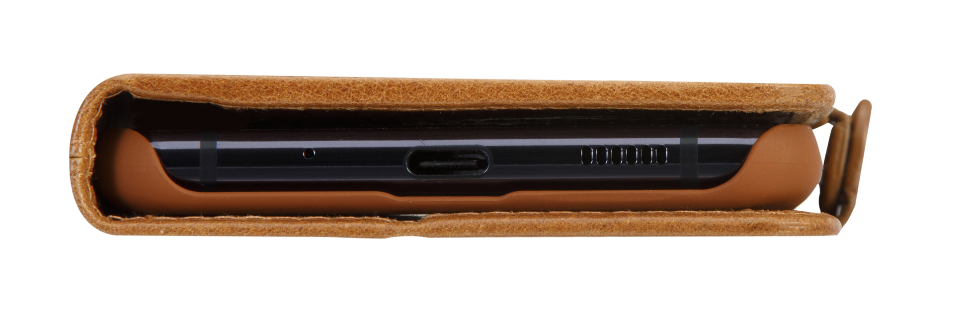 dbramante1928 Copenhagen Slim Folio – für Samsung Galaxy A52/A52S, Leder, Beige, Magnetverschluss