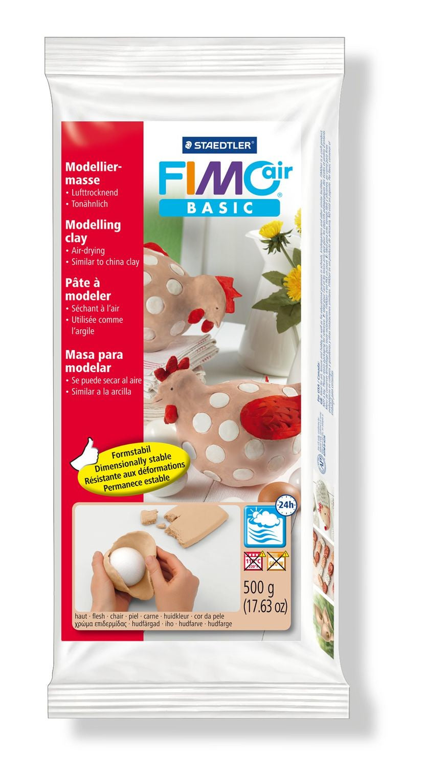 Staedtler Modellierton, Beige, Lufttrocknend, mind. 24 h, 500 g, 1 Stk.