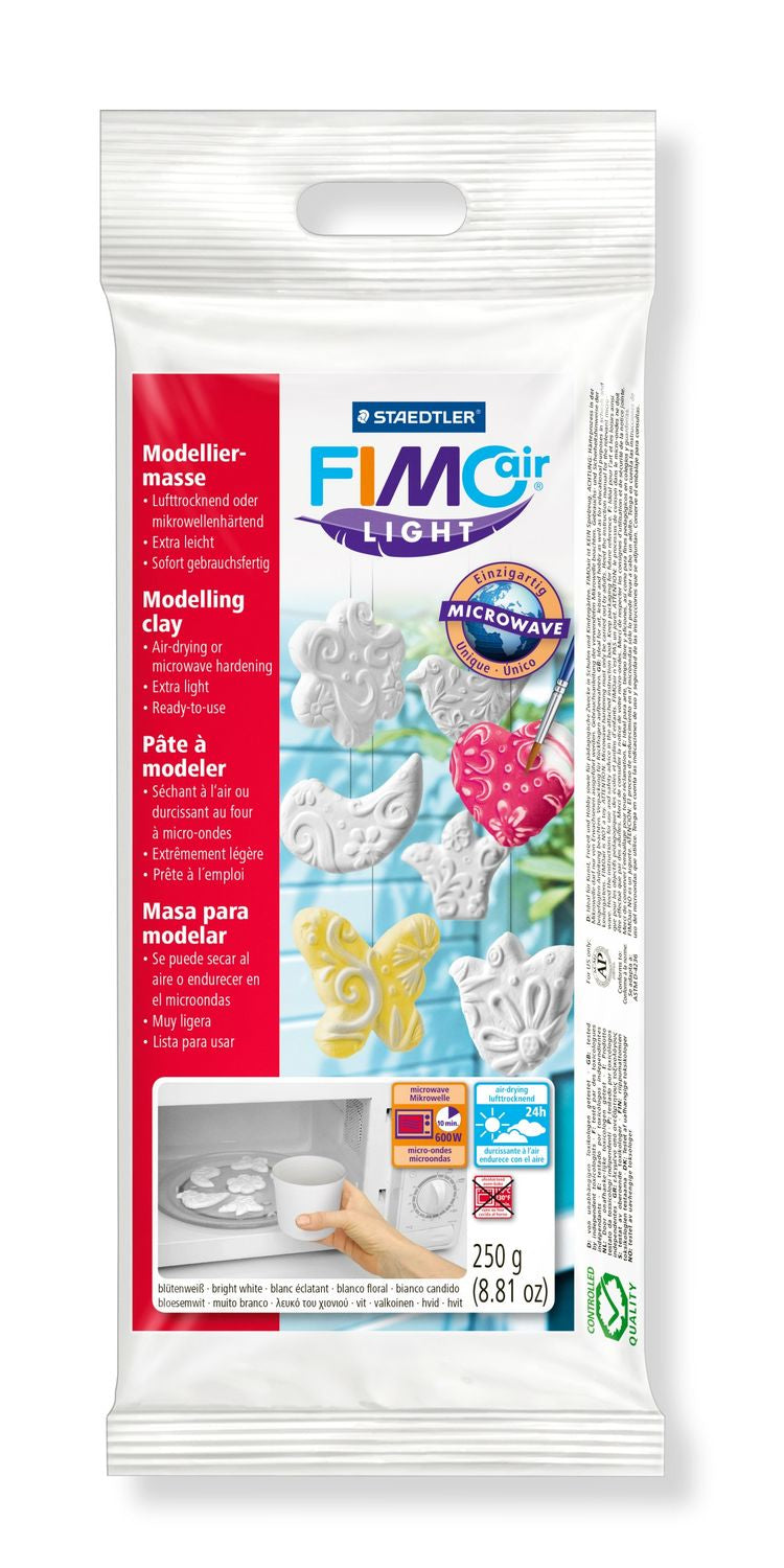 Staedtler Modelliermasse, FIMO air LIGHT, lufthärtend, weiss, 250 g, 1 Stk., 8131