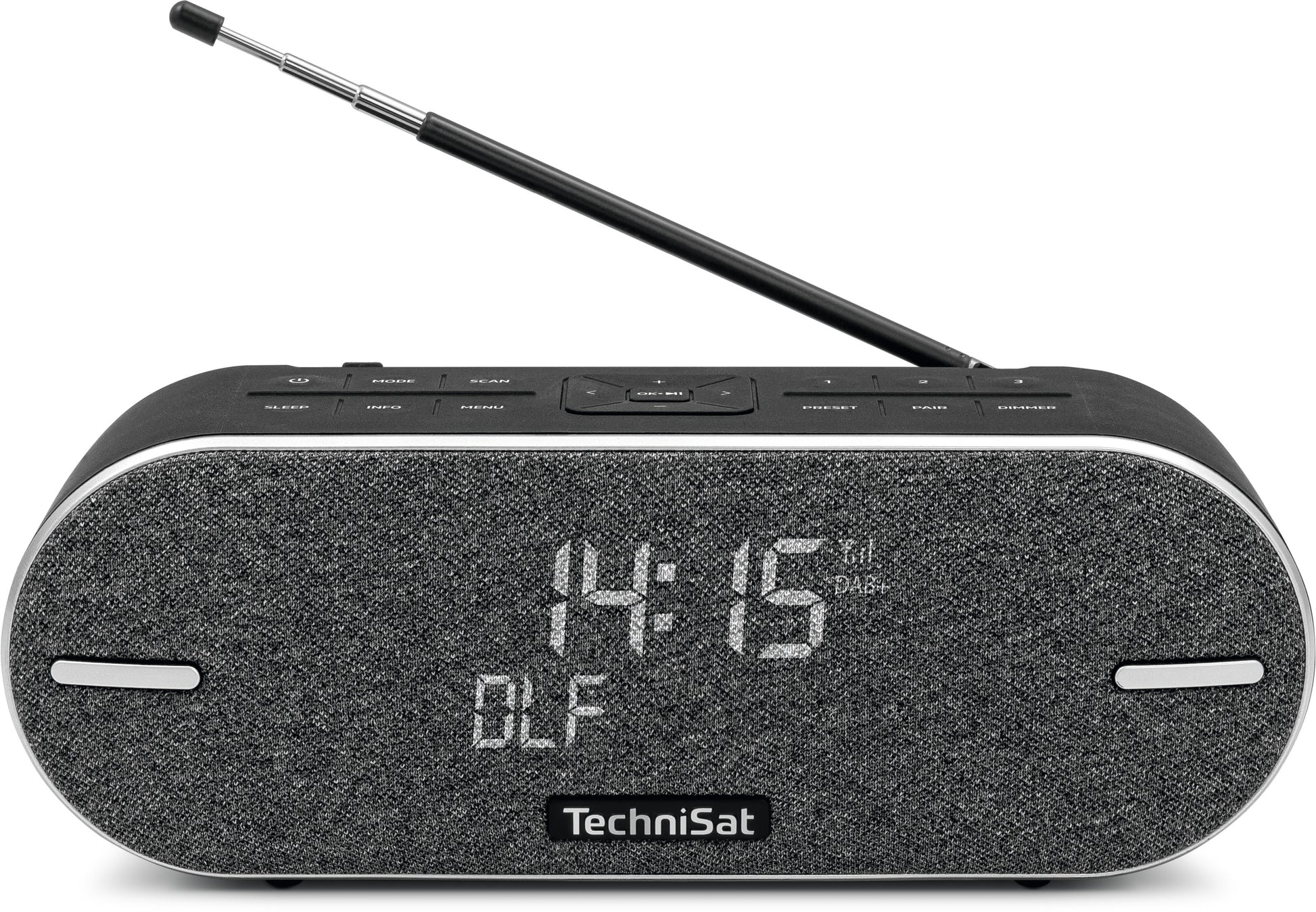 TechniSat DigitRadio BT 2 – DAB-/Internetradio – Portabel – DAB+, UKW, Bluetooth, 20 h, IPX5 – Schwarz