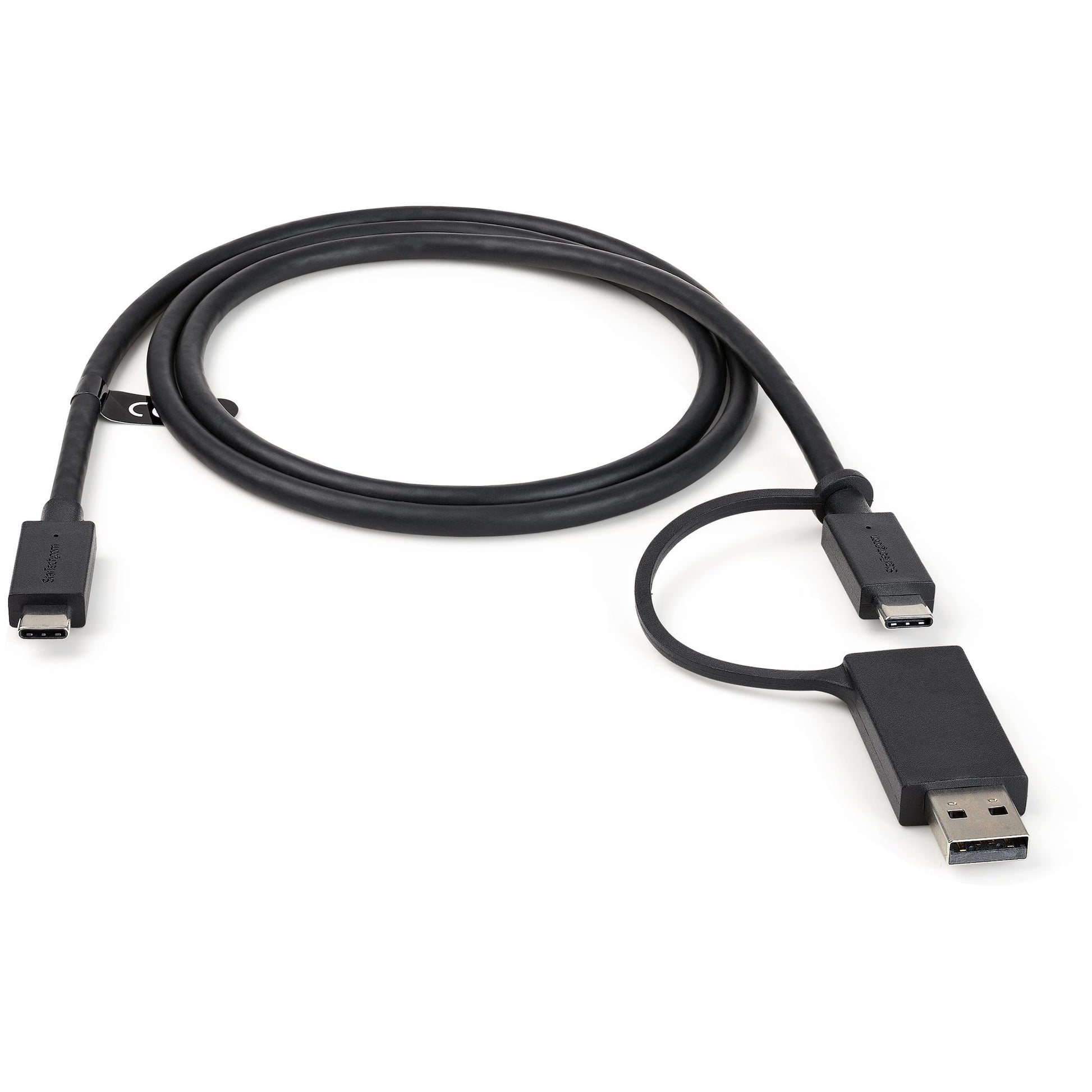 StarTech.com USB-C auf USB-C Kabel mit USB-A Adapter – USB 3.2 Gen 2 (10 Gbit/s) – 1 m – PD 100 W – 8K/60