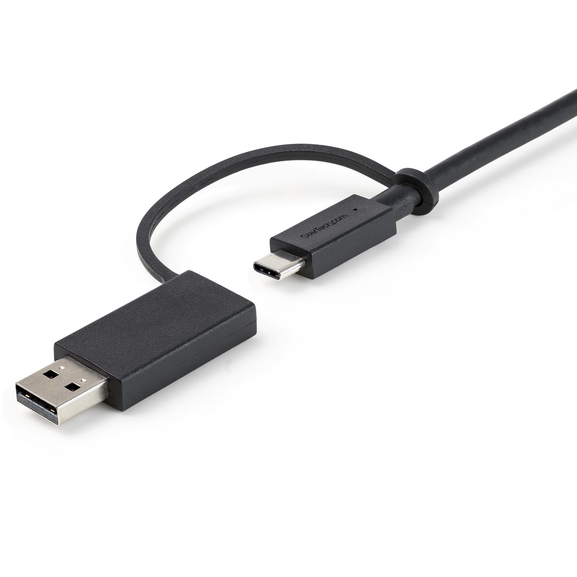 StarTech.com USB-C auf USB-C Kabel mit USB-A Adapter – USB 3.2 Gen 2 (10 Gbit/s) – 1 m – PD 100 W – 8K/60