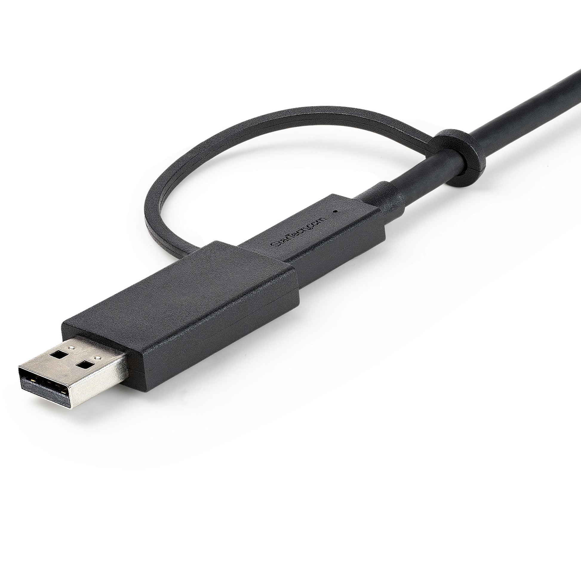 StarTech.com USB-C auf USB-C Kabel mit USB-A Adapter – USB 3.2 Gen 2 (10 Gbit/s) – 1 m – PD 100 W – 8K/60