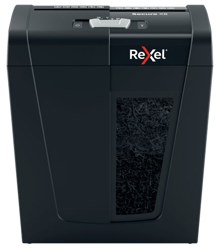 Rexel Secure X8 – Aktenvernichter, DIN P-4, Partikelschnitt 4 × 40 mm, 8 Blatt, 10 l, A4