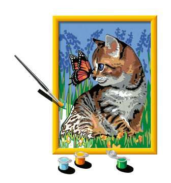 Ravensburger CreArt – Malen-nach-Zahlen-Set – Tiere – 15 Farben – ab 9 Jahren