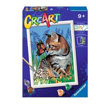 Ravensburger CreArt – Malen-nach-Zahlen-Set – Tiere – 15 Farben – ab 9 Jahren