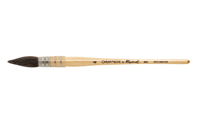 Caran d-Ache Caran d'Ache Aquarellpinsel – Gänsehaar, 1er-Pack, Buchegriff (Schweiz)