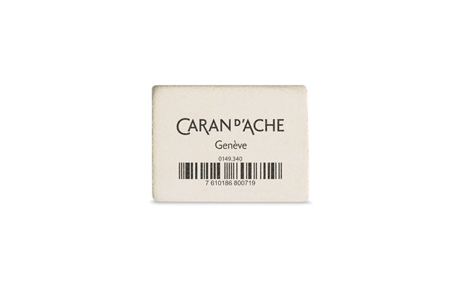 Caran d-Ache Caran d'Ache Radierer – für Bleistifte – 40 × 9 × 23 mm – Kautschuk – Weiss