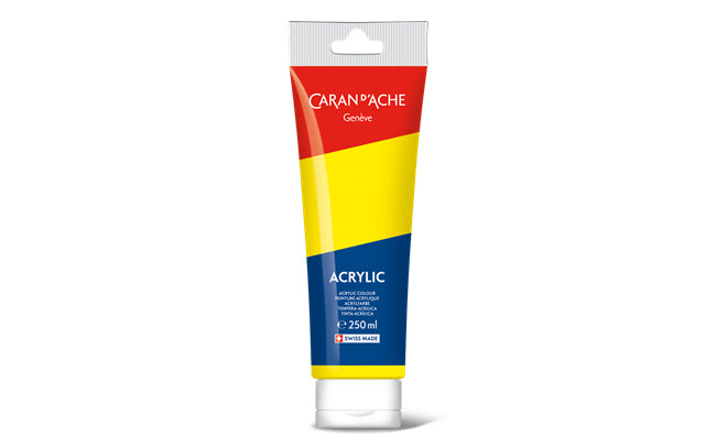 Caran d-Ache Caran d'Ache – Acrylfarbe – Primärgelb, 250 ml
