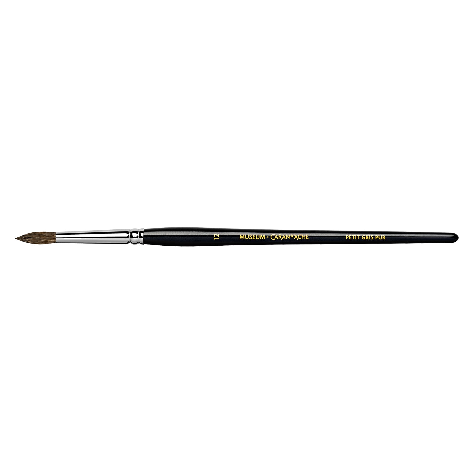 Caran d-Ache Caran d'Ache – Pinsel – Rundpinsel, Grösse 12, Eichhörnchenhaar, 190 mm