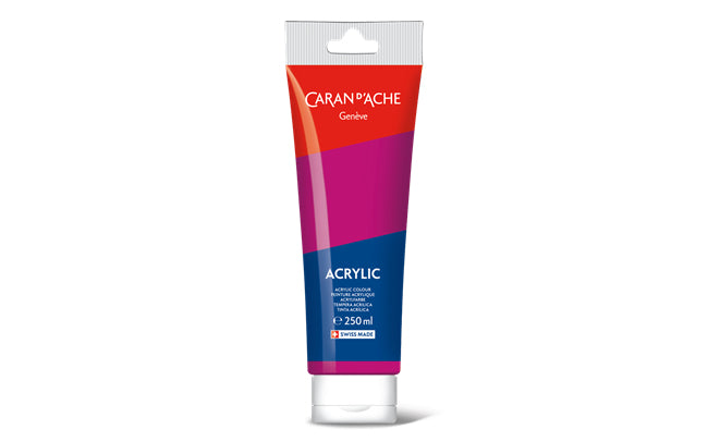Caran d-Ache Caran d'Ache – Acrylfarbe – Magenta, 250 ml